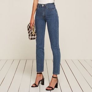 Reformation High Rise Cigarette Jeans